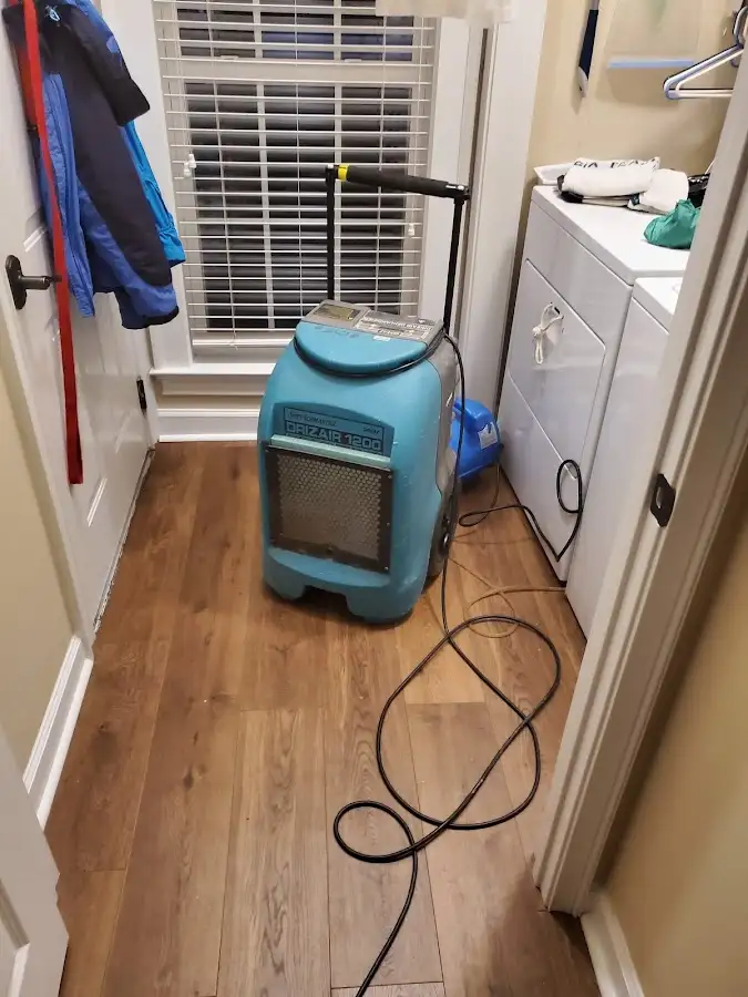 Commercial dehumidifier deployed for Flood Damage Cleanup in Kenosha